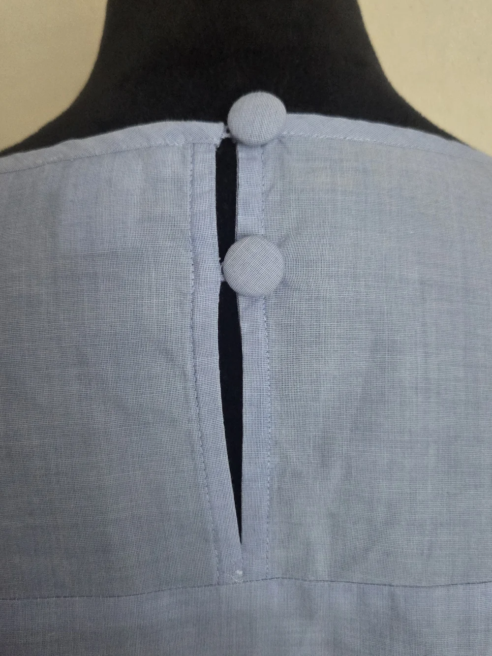 J Crew Factory Small Blue Casual Stylish Blouse Office Workwear Bell Sleeve